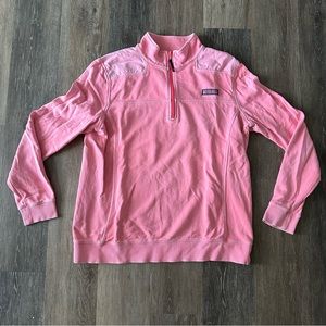 Vinyard Vines Shep Shirt - Womens Large - 1/4 Zip - Perfect for Valentines Day!